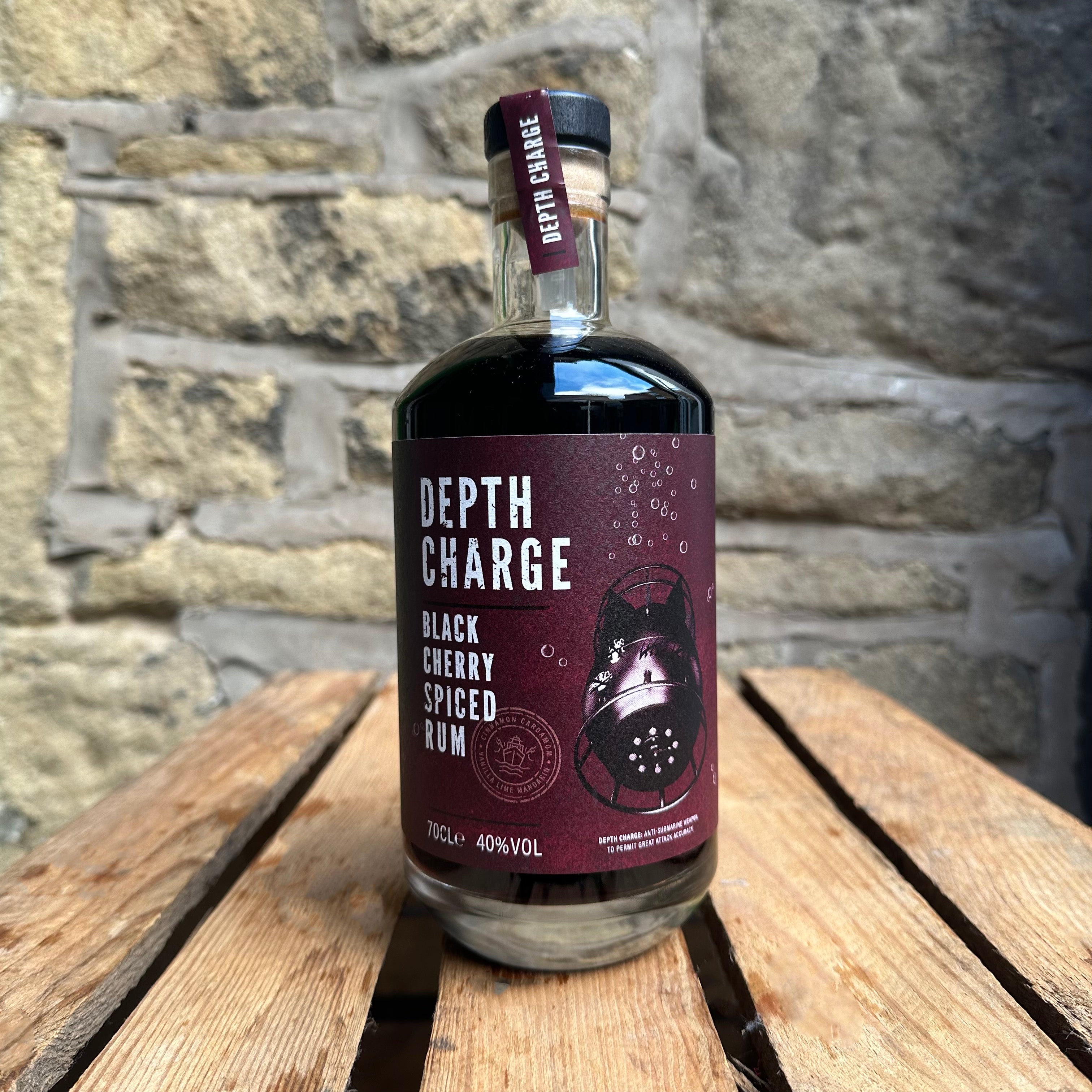 Depth Charge Black Cherry Spiced Rum-SPIRITS-Turton Wines