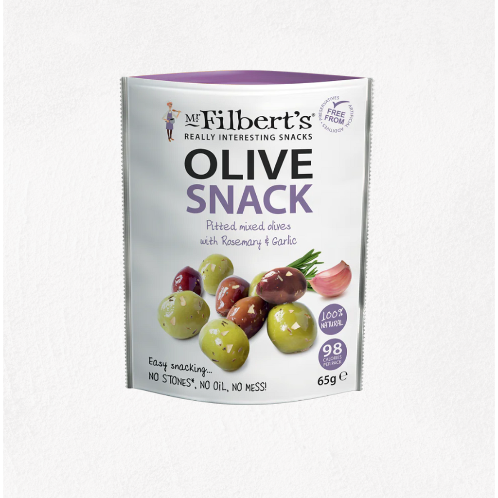 Mr Filbert's Mixed Olives with Rosemary & Garlic 50g-Olives-Turton Wines