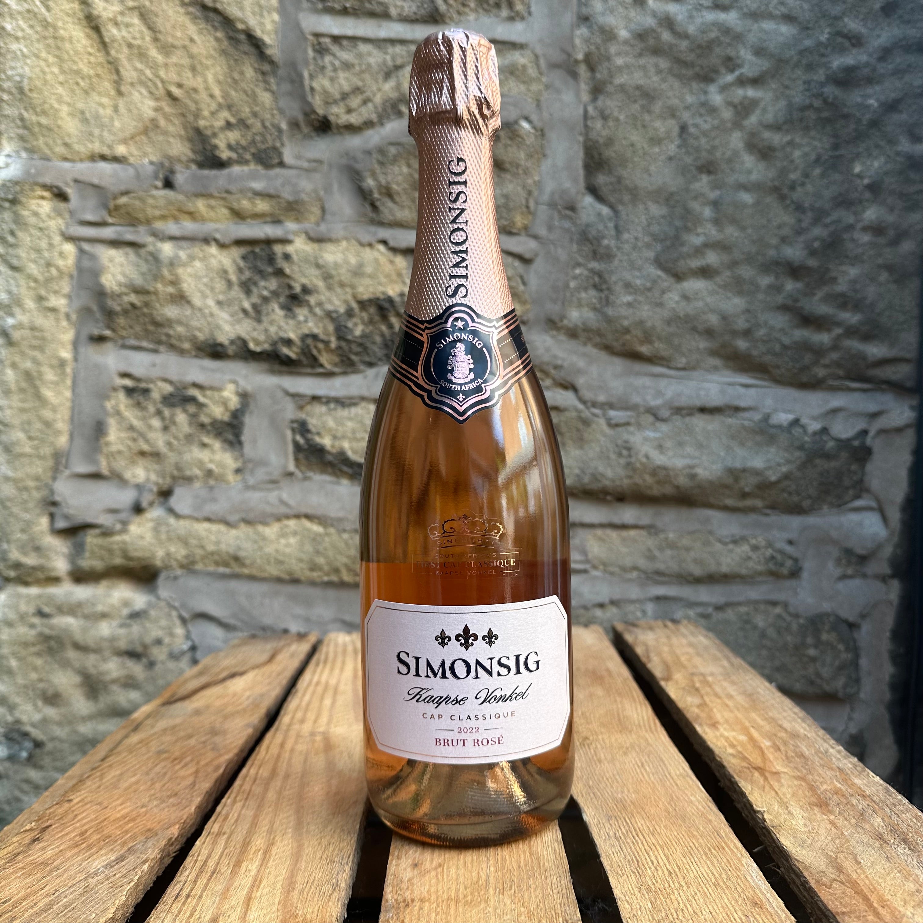 Simonsig Kaapse Vonkel Brut Rose-WINE-Turton Wines