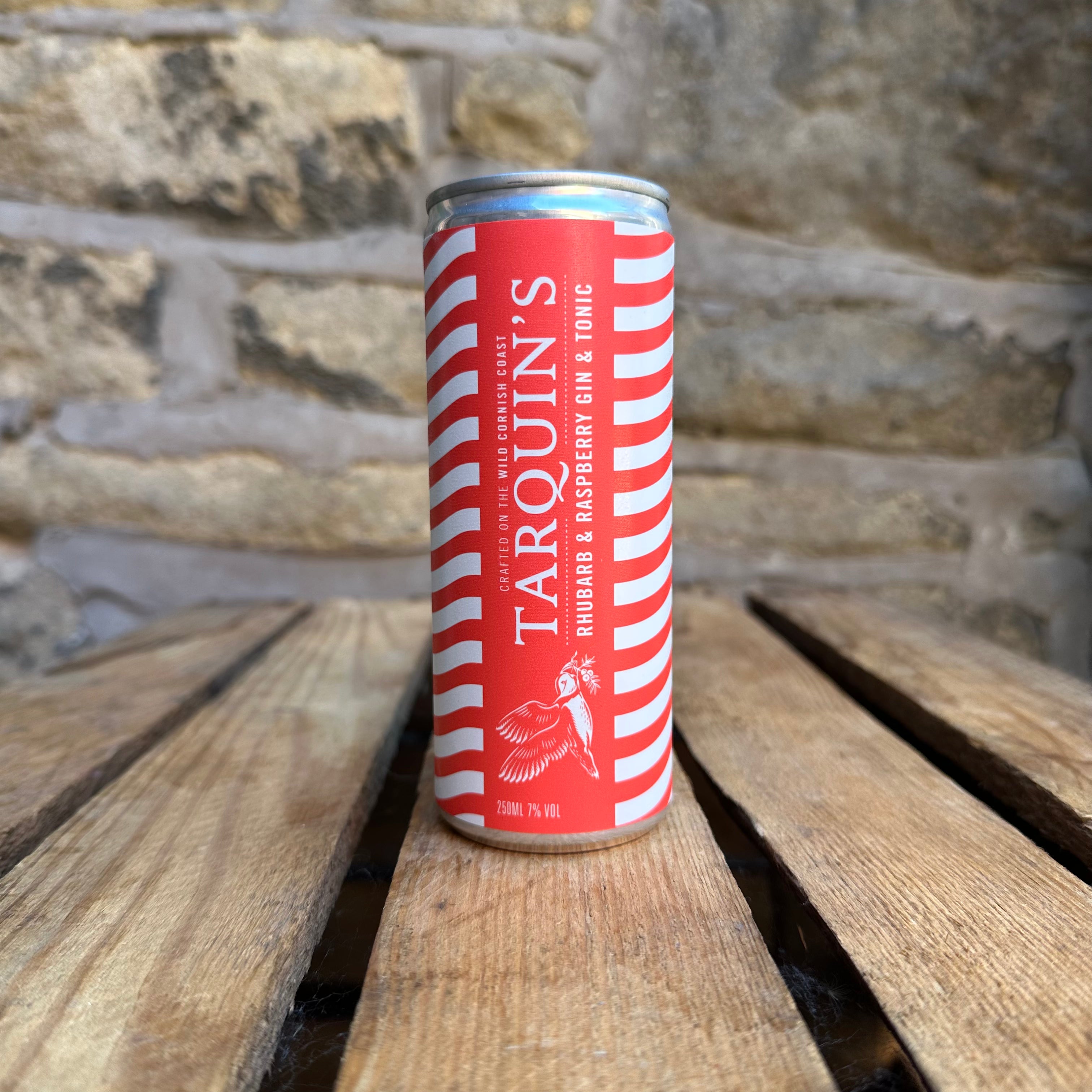 Tarquin's Rhubarb and Raspberry Gin and Tonic Can-SPIRITS-Turton Wines