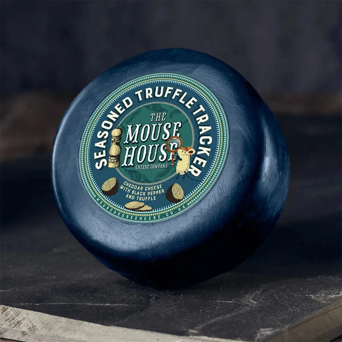 The Mouse House Seasoned Truffle Cheddar Truckle 200g-CHEESE-Turton Wines