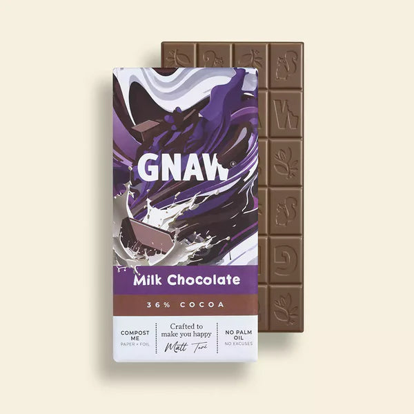 Gnaw Milk Chocolate Bar 80g