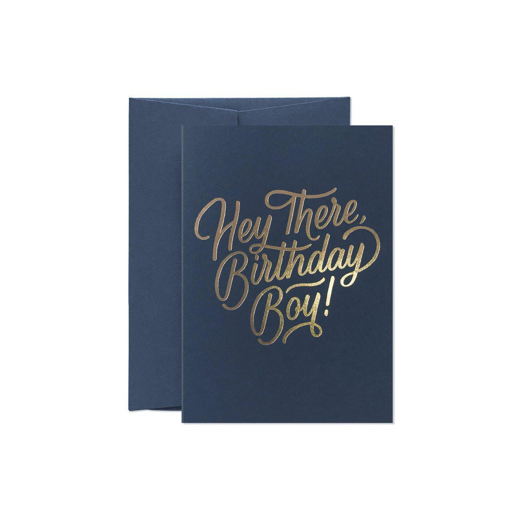 Hey There, Birthday Boy Card-Greeting Cards-Turton Wines