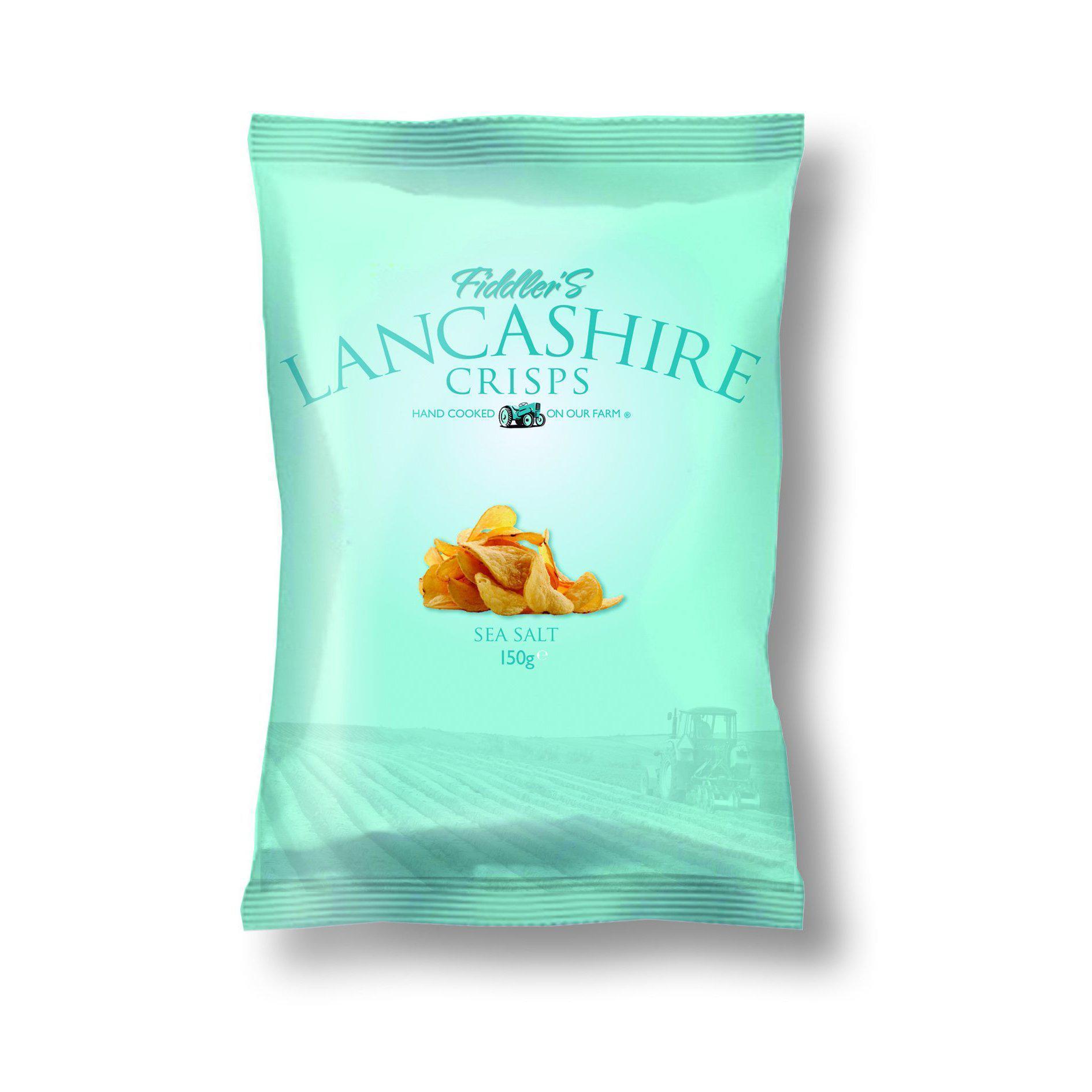 Lancashire Sea Salt Crisps 150g-Crisps-Turton Wines