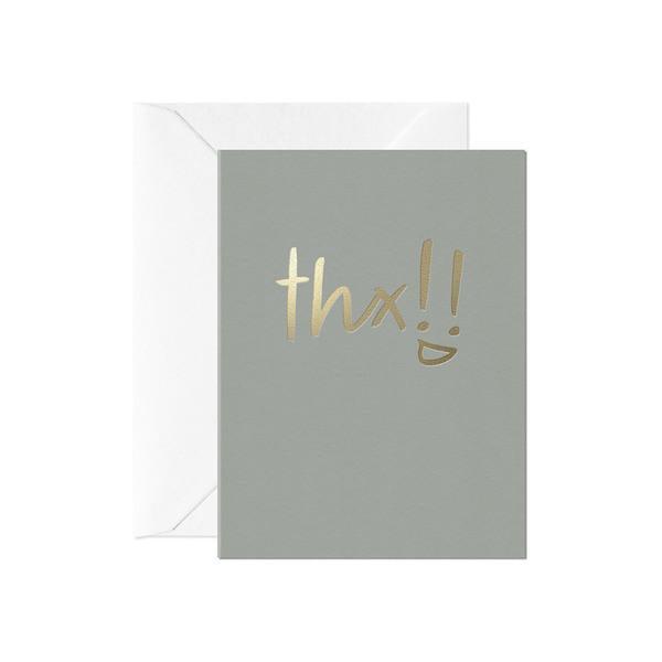 Thx!! Card (Mini)-Greeting Cards-Turton Wines
