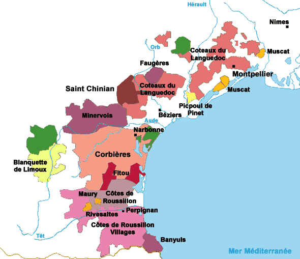 Wines of Languedoc-Roussillon-Turton Wines