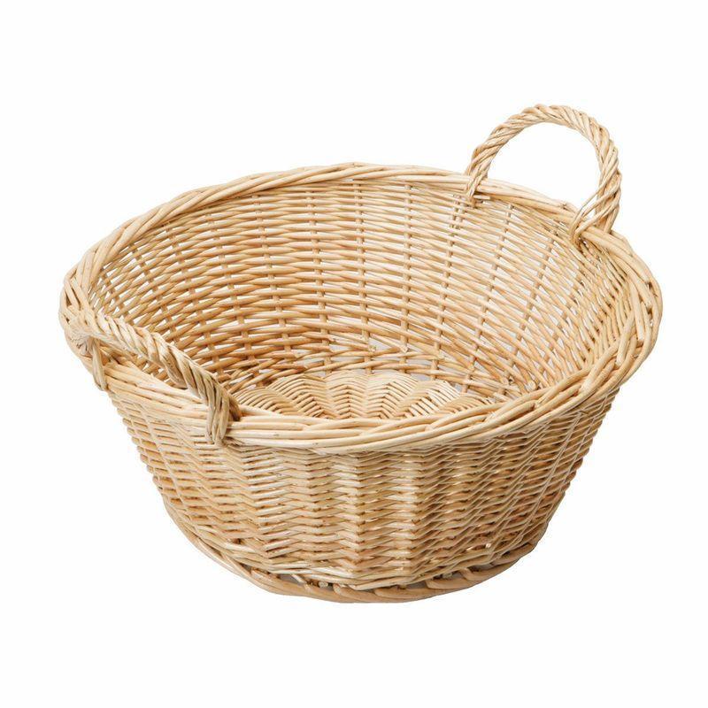 Basket Round Medium with Handles-Gift Boxes-Turton Wines