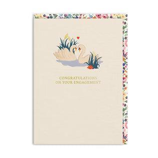 Congratulations on your Engagement card-Greeting Cards-Turton Wines