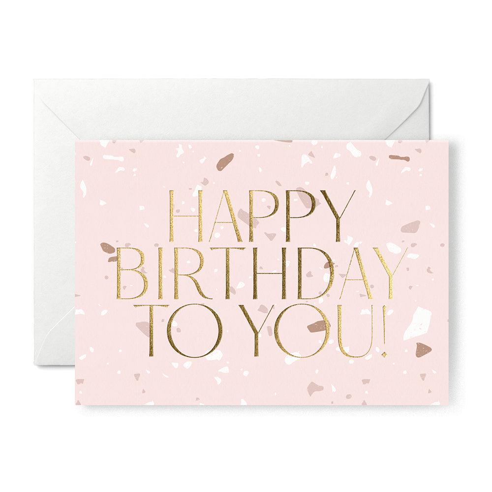 Happy Birthday to You Pink Card-Greeting Cards-Turton Wines