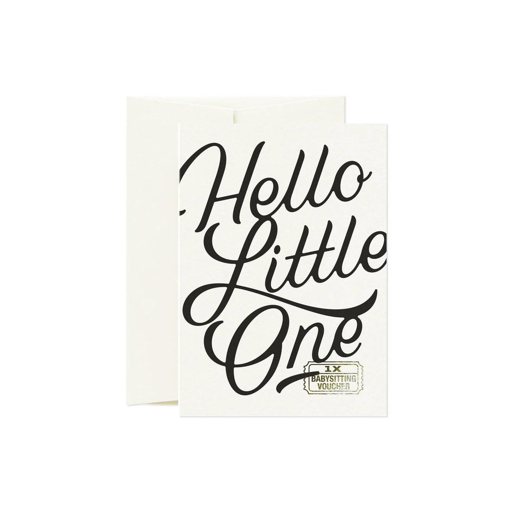Hello Little One Card-Greeting Cards-Turton Wines