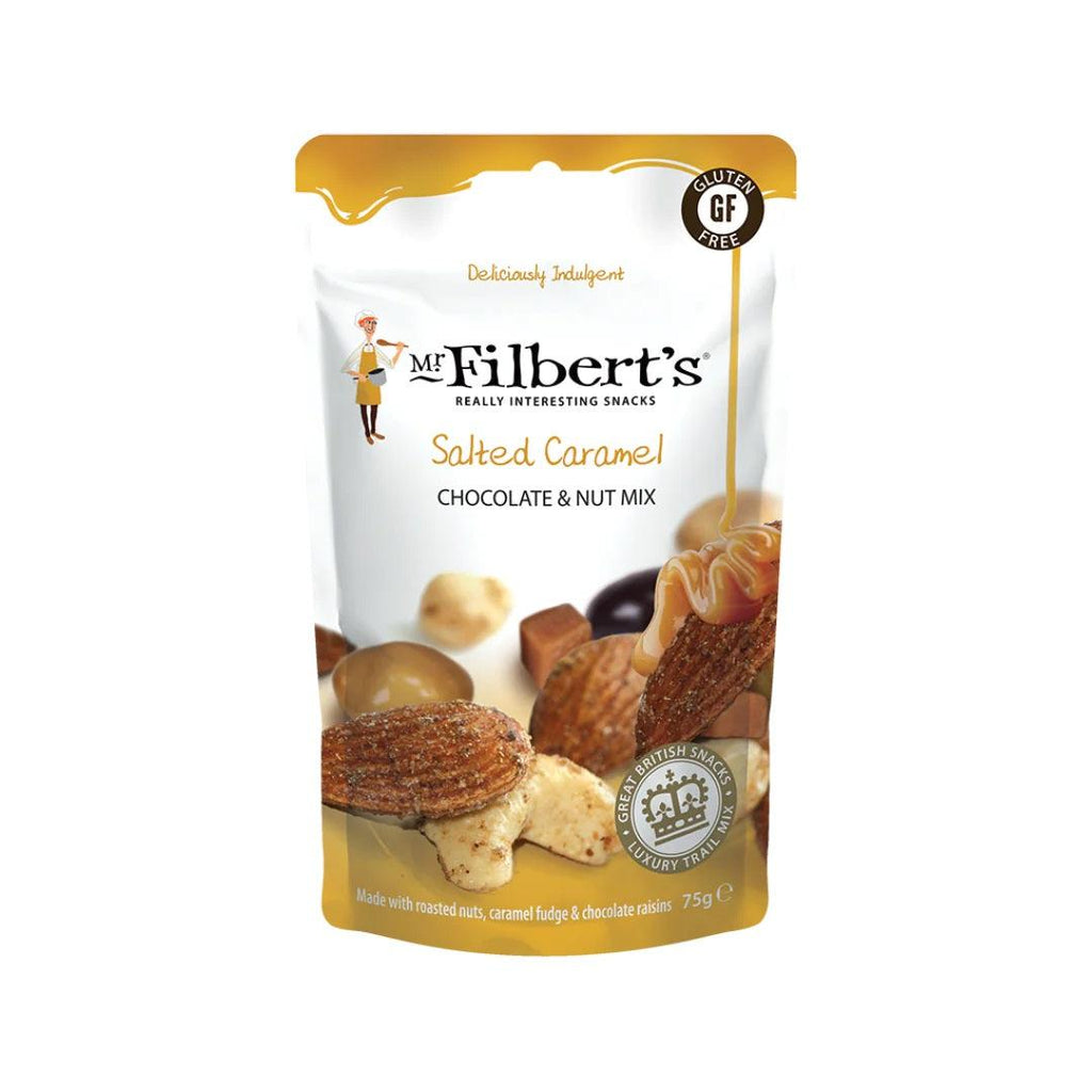 Mr Filbert's Salted Caramel, Chocolate & Nut mix 75g-Nuts-Turton Wines