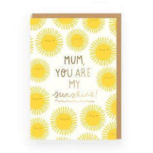 Mum you are my Sunshine Card-Greeting Cards-Turton Wines