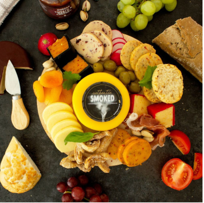 Naturally Smoked Cheddar Truckle 200g-CHEESE-Turton Wines