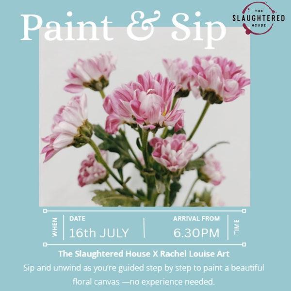 PAINT & SIP EVENING WITH RACHEL LOUISE ART - Thursday 30th July 2026-TICKET-Turton Wines