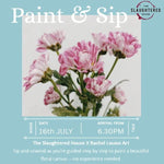 PAINT & SIP EVENING WITH RACHEL LOUISE ART  - Thursday 30th July 2026