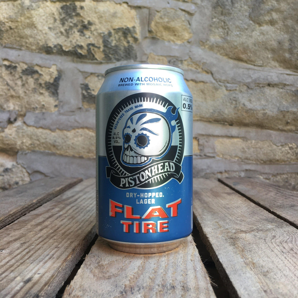 Pistonhead Flat Tire Lager - non-alcoholic-Beer-Turton Wines