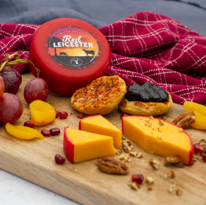 Red Leicester Truckle 200g-CHEESE-Turton Wines