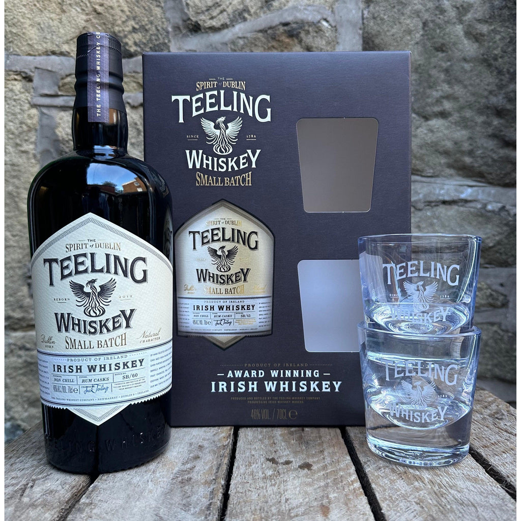 Teeling Small Batch Whiskey Gift Set with glasses-SPIRITS-Turton Wines