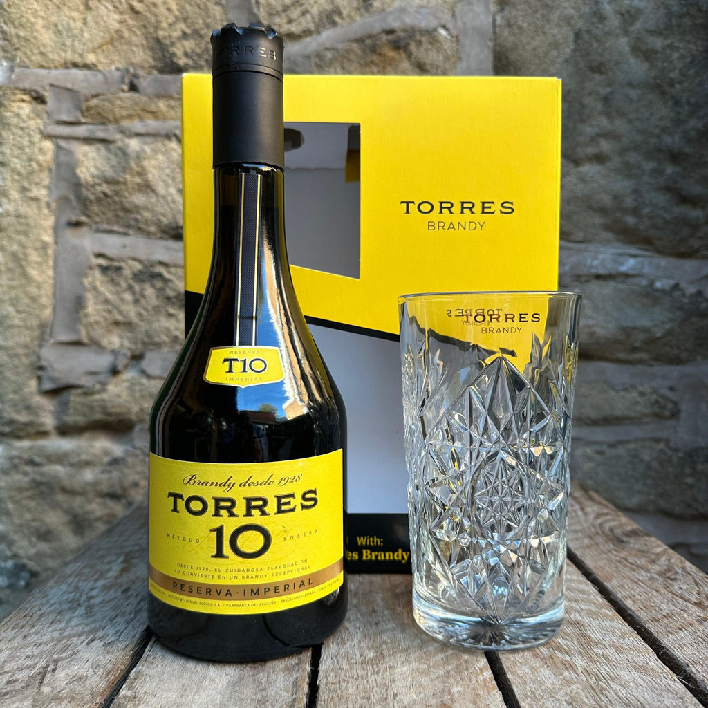 Torres 10 Reserva Imperial Brandy Gift Set-SPIRITS-Turton Wines
