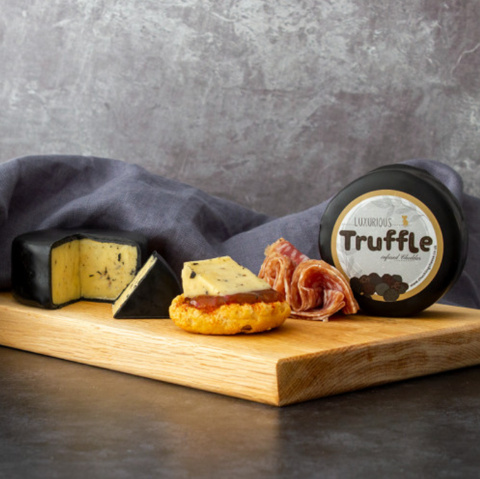 Truffle Infused Cheddar Truckle 150g-CHEESE-Turton Wines