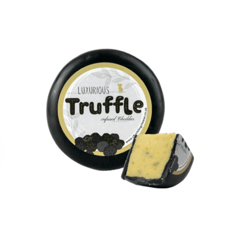 Truffle Infused Cheddar Truckle 150g-CHEESE-Turton Wines