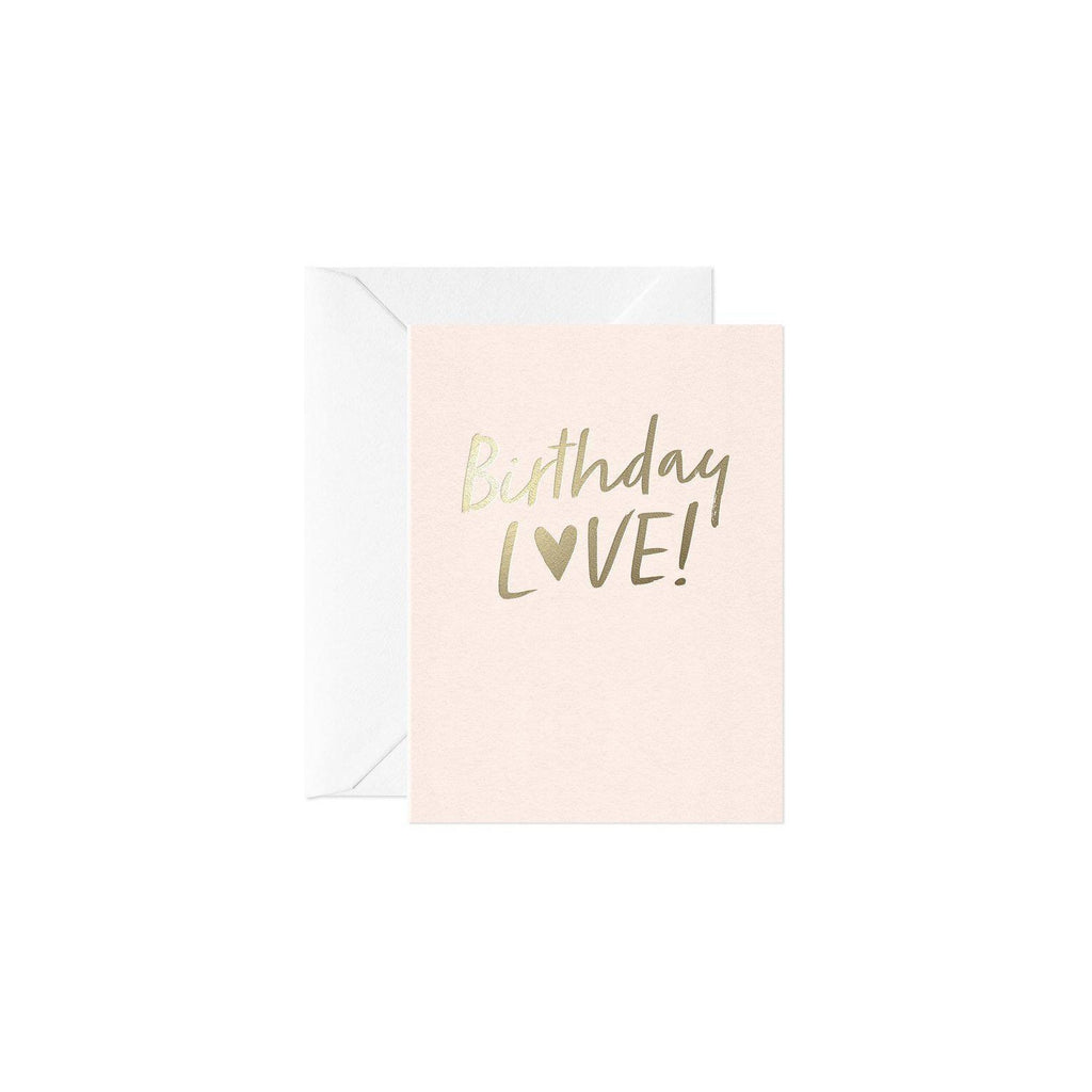 Birthday Love Card (Mini)-Greeting Cards-Turton Wines