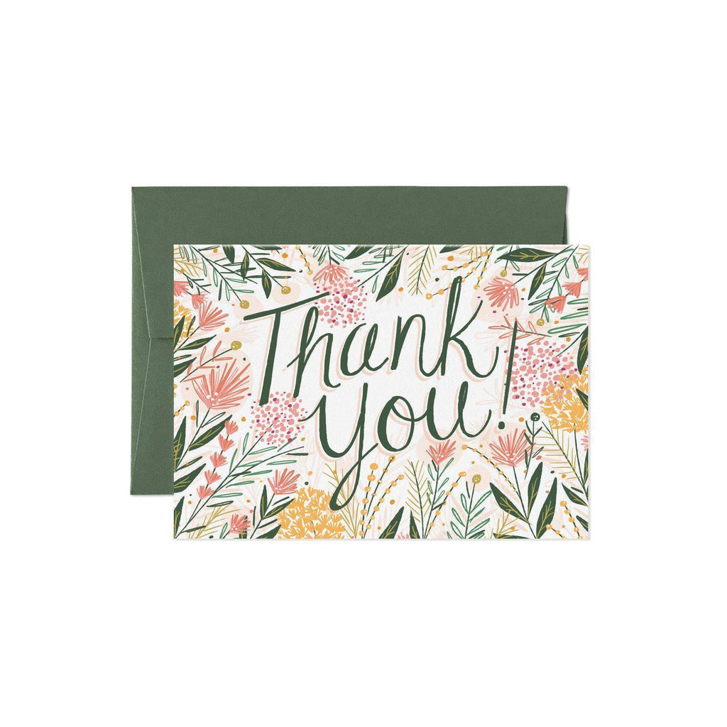 In-Bloom Thank You Card-Greeting Cards-Turton Wines