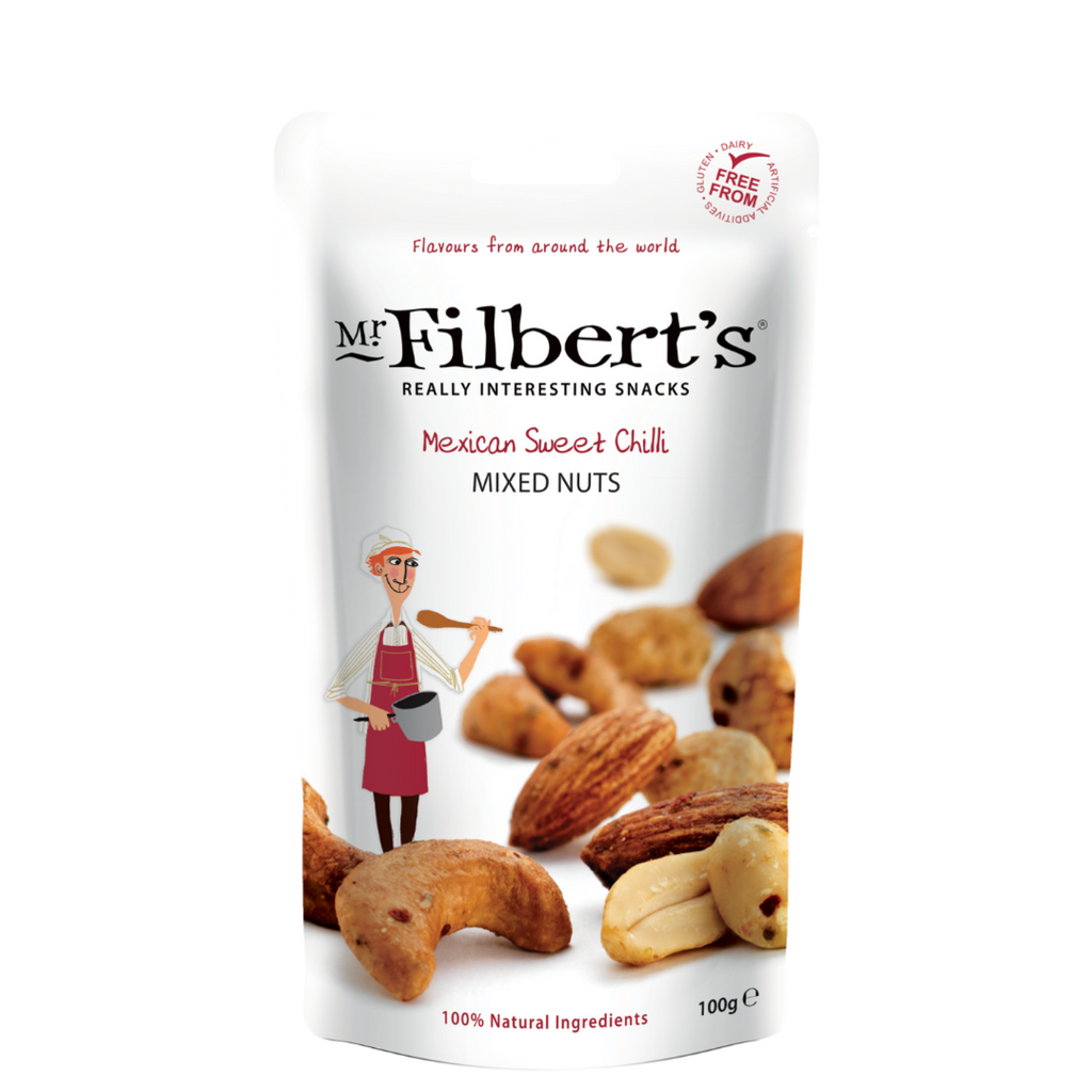 Mr Filbert's Mexican Sweet Chilli Mixed Nuts 100g-Nuts-Turton Wines