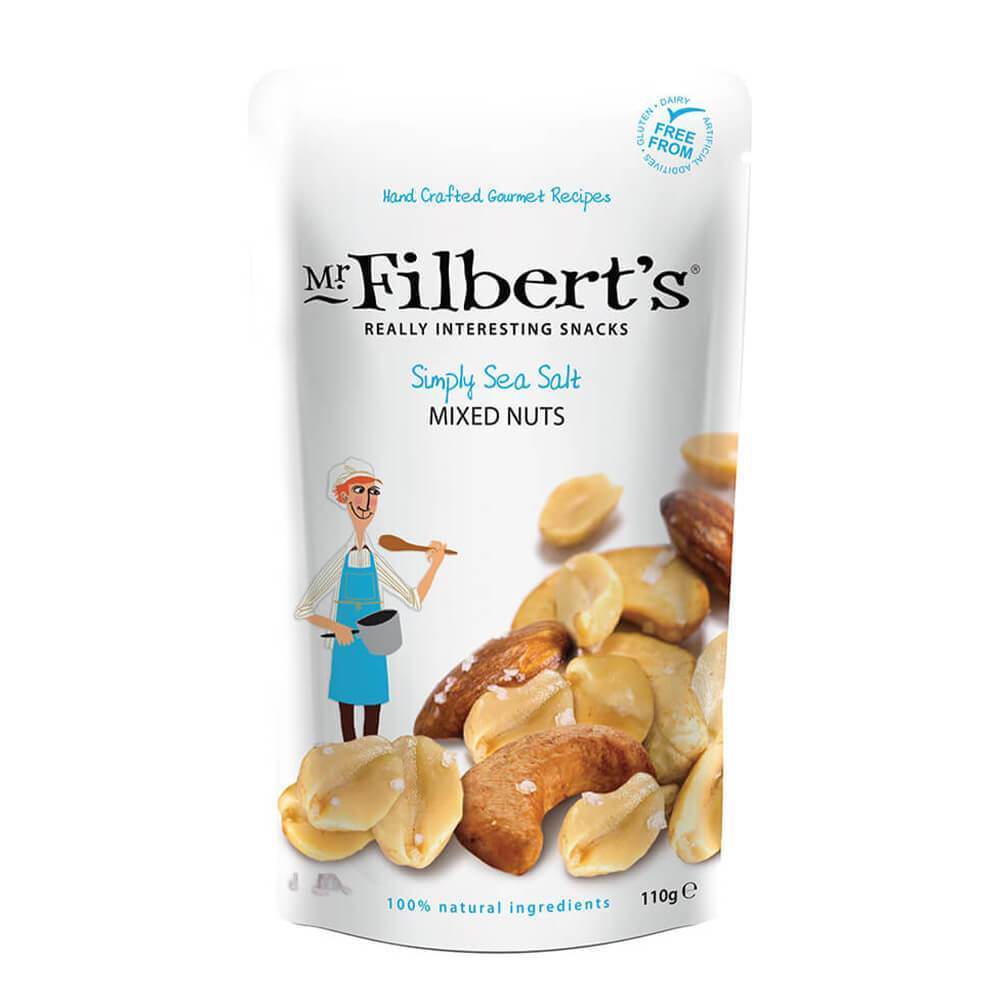 Mr Filbert's Simply Sea Salt Mixed Nuts 100g-Nuts-Turton Wines