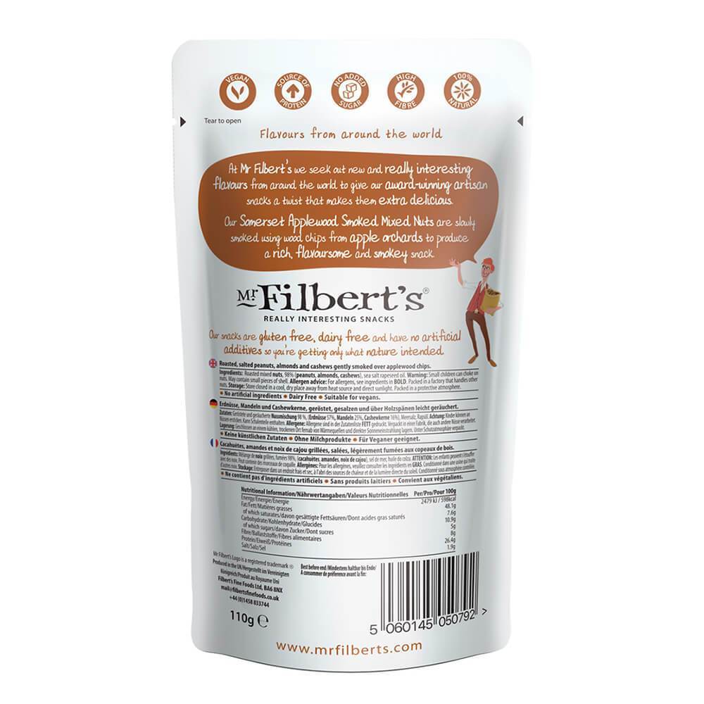 Mr Filbert's Somerset Applewood Smoked Mixed Nuts 100g-Nuts-Turton Wines
