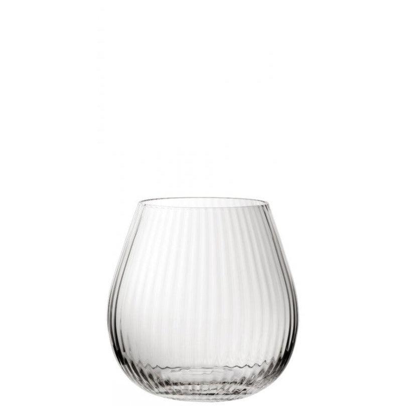 Ridged Stemless Gin Glass Single-Glassware-Turton Wines