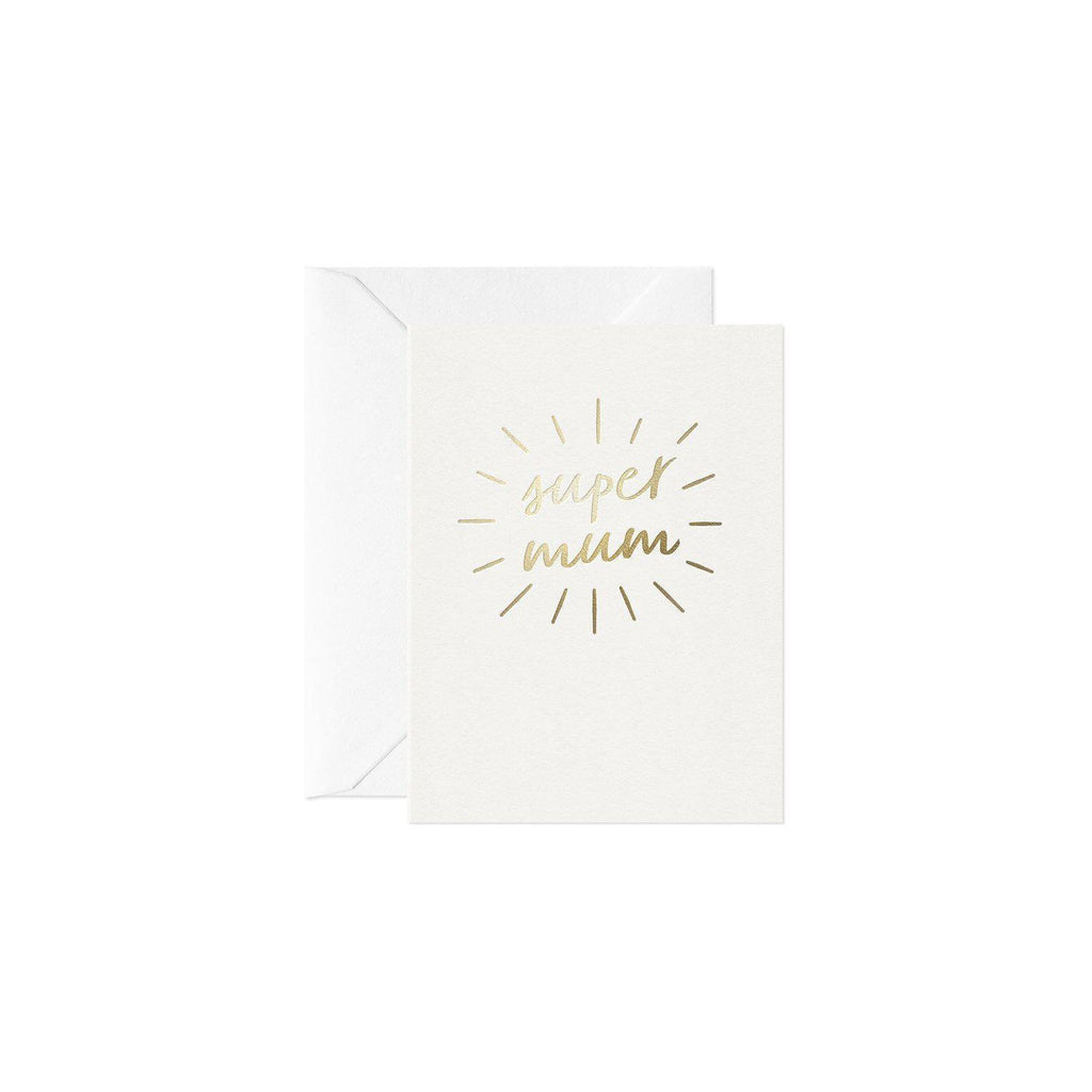 Super Mum Card (Mini)-Greeting Cards-Turton Wines