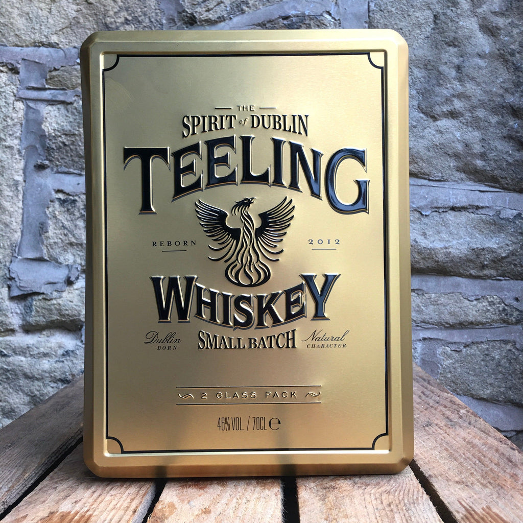 Teeling Small Batch Gold Gift Pack with glasses-SPIRITS-Turton Wines