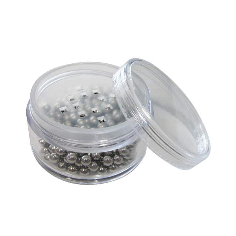 Oumefar 500 Pcs 3mm Stainless Steel Cleaning Balls - For Wine Decanters, Bottles, Carafes & Vases