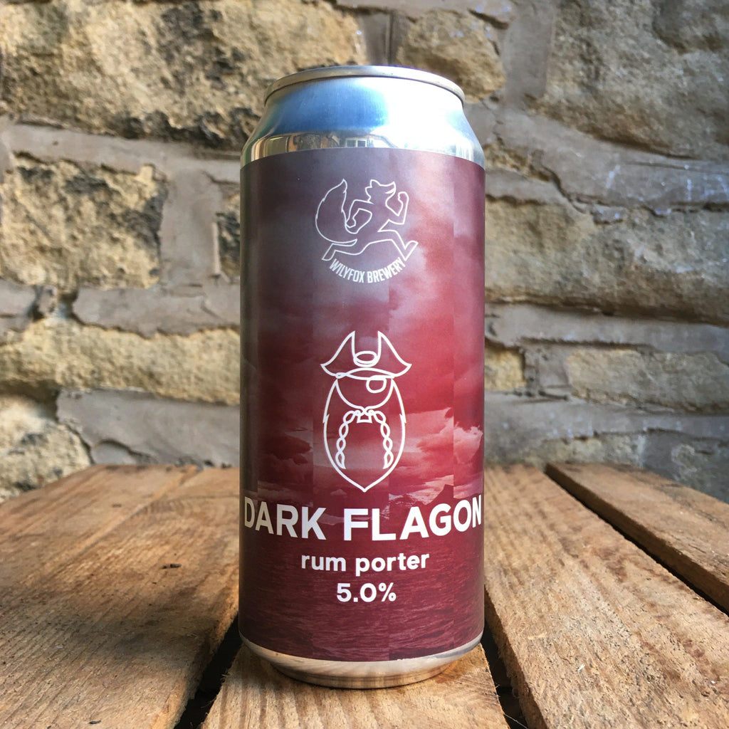 Wily Fox Dark Flagon Rum Porter-CRAFT BEER-Turton Wines